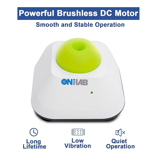 ONiLAB Mini Vortex Mixer with Touch Function, Lab Mixing, Nail Polish, Eyelash Adhesives and Acrylic Paints Mixing, Lab Vortexer with Sturdy Aluminum Cast Base，120pcs 7/32in Mixing Balls,Green