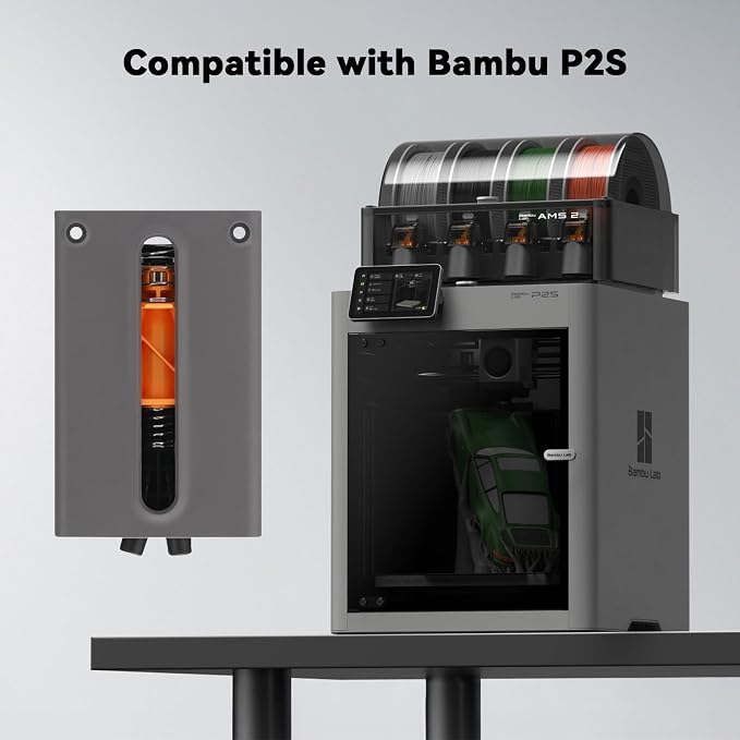 Original Bamboo P2S Feed Buffer, Replacement Filament Buffer, Reduces Tension Fluctuations for Smooth Feeding，Only Compatible with the Bambu Lab P2S 3D Printer
