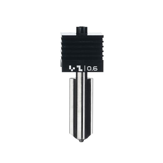Diamondback Nozzles – Bambu Lab H2/P2/X2 Compatible Complete Hotend Assembly – Solid Diamond Tip 3D Printer Nozzles, Precsions Print, Any Filament, Longer Life, Wear Resistant (0.6mm)
