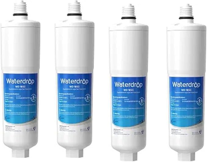 Waterdrop AP431 Replacement Cartridge Pack of 4, Bundle
