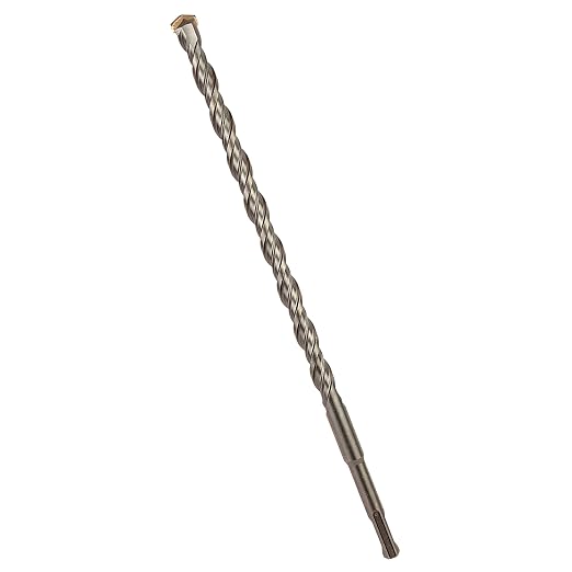 9/16 Inch x 12 Inch SDS Plus Rotary Hammer Drill Bit, Carbide Tipped for Brick, Stone, and Concrete Version 2 (9/16" x 10" x 12")