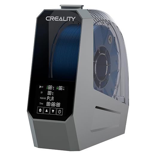 Creality Space Pi Filament Dryer Box, Double 360° Heating with Fan & Touch Screen, 3D Printer Dry Box for PLA PETG ABS TPU Nylon (1.75/2.85/3mm)