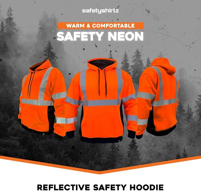 SafetyShirtz SS360 ANSI Class 3 Type R Graphic Hoodie