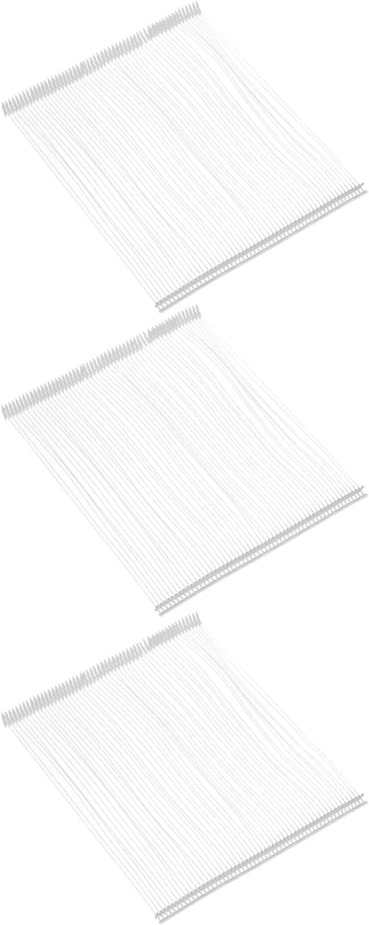 uxcell 5000pcs Standard Tagging Gun Fasteners 125mm Tagging Barbs Pins PP Plastic Tag for Price Tagging Gun, Clothing Tags Gun Attachments for Clothes Bag Fabric, White