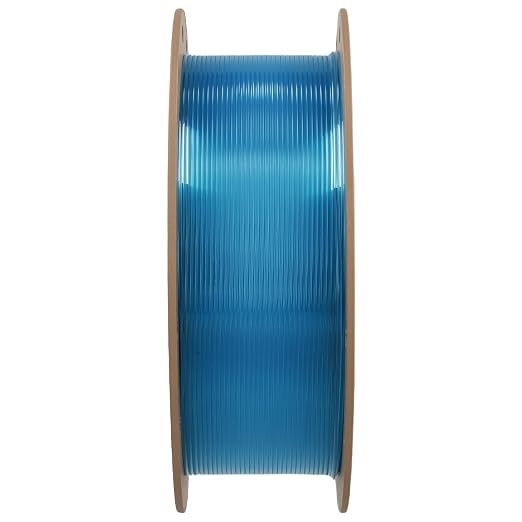 Polymaker Panchroma Translucent PLA Filament 1.75mm, 1kg, Light Blue | Neatly Wound, Semi Transparent PLA, Easy Print & Smooth Feeding, Compatible with Bambu Lab & Most 3D Printers