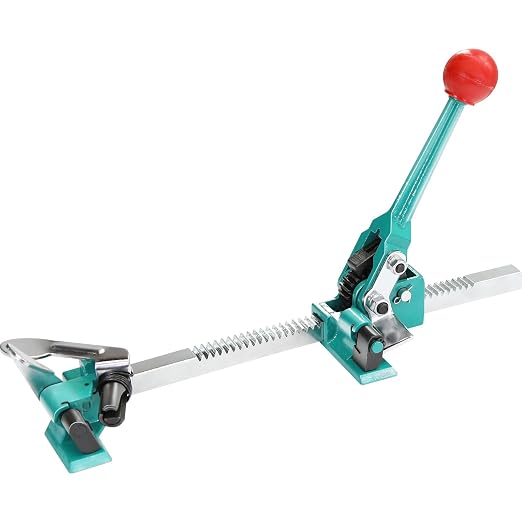 Heavy Duty Banding Strapping Tensioner & Cutter Manual Packaging Tools for 1/2"-5/8" Width Polyproplyn Poly Strap(Straight Board Type)