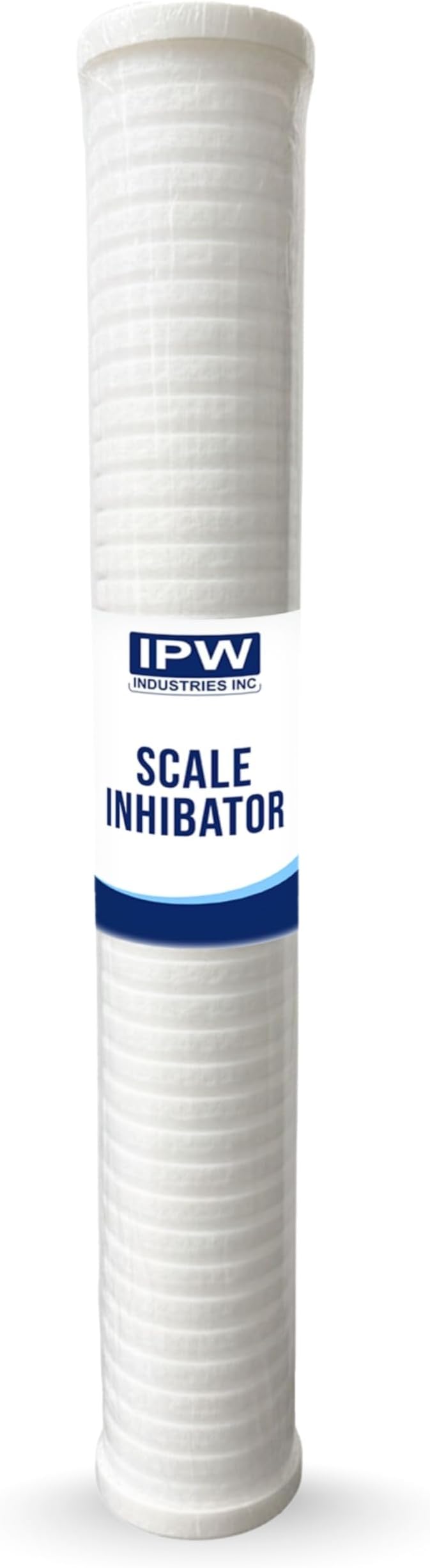 IPW Industries Inc. - 5-Micron Grooved Polypropylene Sediment Replacement Filter & Scale and Corrosion Inhibitor - Compatible with Tankless Water Heaters & Whole-House Water Filtration