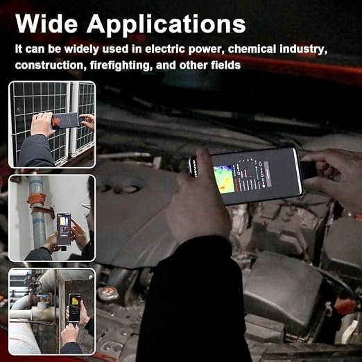 TIOP02 Type‑C Thermal Camera for Android 32x32-20℃~1000℃ | Ultra‑portable design; accurate temperature detection; ideal for electrical, mechanical, and home maintenance