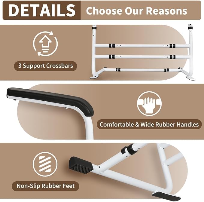 SMONTER Couch Stand Assist-Chair Lift Assist Aid for Elderly Sit to Stand Daily Safety Mobility Support Handle Rails Aid, Height & Width Adjustable, for Couch Sofa Chair Toilet Bed 450lbs Capacity