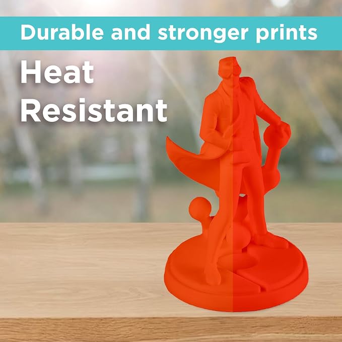 Polymaker Neon ABS Filament 1.75mm, Neon Orange 3D Printer Filament 1.75mm Heat Resistant 1kg - UV Reactive ABS 3D Printing Filament 1.75mm, Strong & Durable, Dimensional Accuracy +/- 0.03mm
