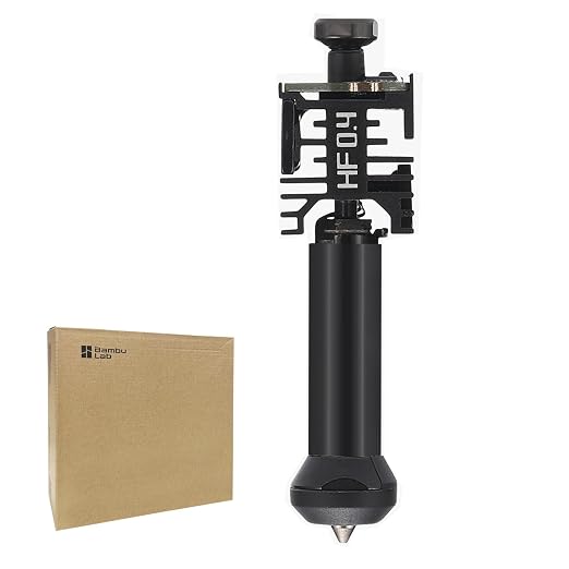 Original H2C High Flow Induction Hotend (Right) for Bambu Lab H2C/H2C Vortek System, 0.4mm Hardened Steel Nozzle for H2C Extruder Print Head Hotend, Bamboo H2C Replacement Hotend & Accessories