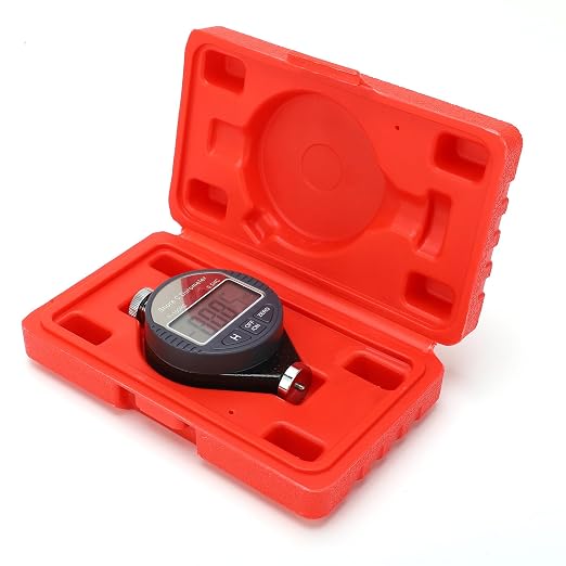 Hardness Tester Digital 100HD C Durometer Shore Rubber Hardness Tester LCD Display Meter