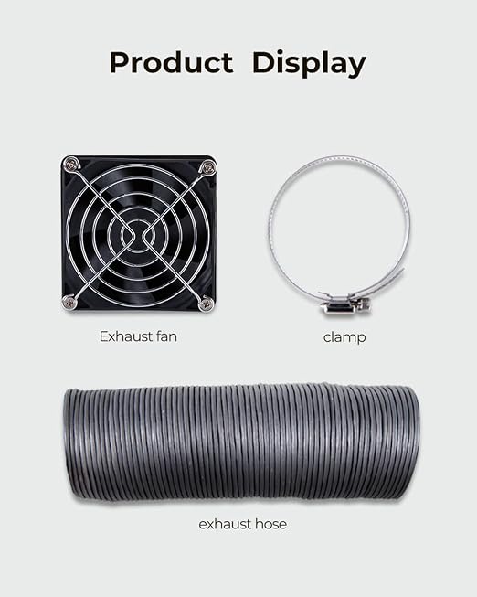 Creality Official Fan Extraction Kit for Ender Plus 3D Printer Enclosure with Fan Interface and Laser Engraver Enclosure