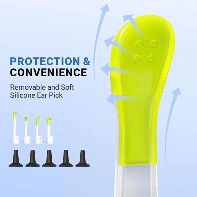 ScopeAround Digital Otoscope Camera w/Built-in Screen, Otoscope with Light Ear Scope for Home Use, Ear Light Otoscope with Camera, Easy Viewing for Everyday Ear Checks, Android/iPhone