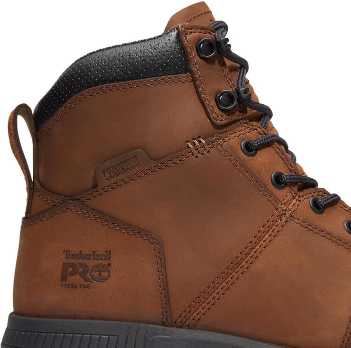 Timberland PRO Men's Montauk 6 Inch Steel Safety Toe Waterproof Industrial Work Boot