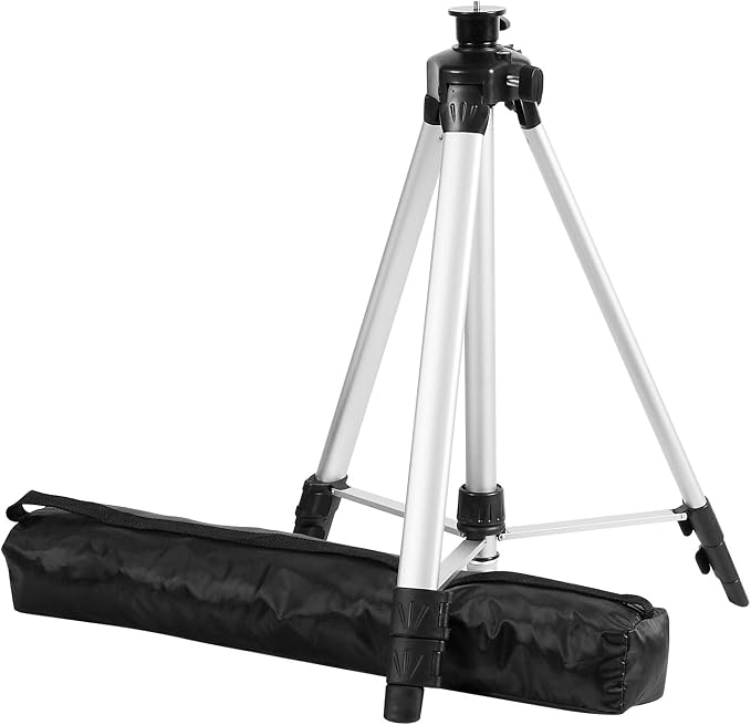Firecore 360° Self Leveling Cross Line Laser Level with Adjustable 60 Inch Aluminum Alloy Laser Tripod