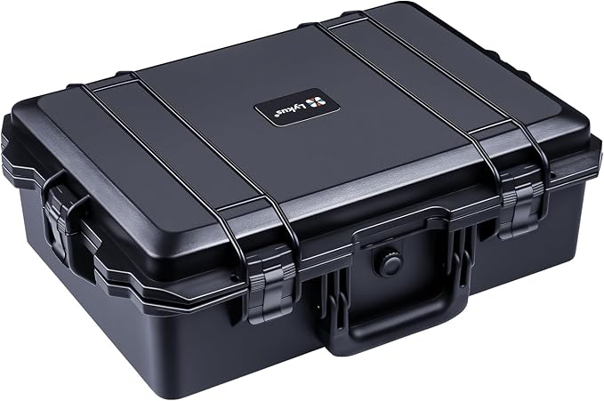 Lykus HC-5210 Large Waterproof Hard Case with Foam, Interior Size 20x11.4x6.7 inch, Suitable for gun,electronic equipment and more