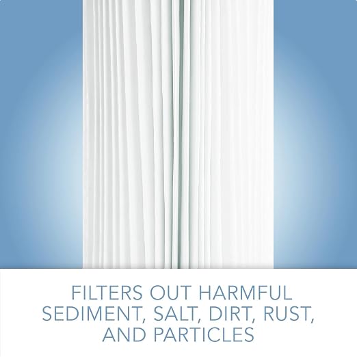 CFS – 10" x 4.5" Pleated High Flow Water Filter Cartridges Compatible with HDX HDX4PF4 Models – 30 Micron Replacement Filter – Reduces Sediment – Whole House Filter – 3 Pack