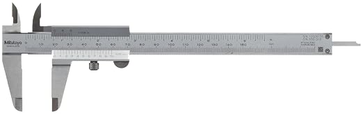 Mitutoyo 530-316 Vernier Caliper, Stainless Steel, Inch/Metric, 0-6" Range, +/-0.002" Accuracy, 0.0078" Resolution | Inch/Metric, +/-0.002" Accuracy, 0.0078" Resolution