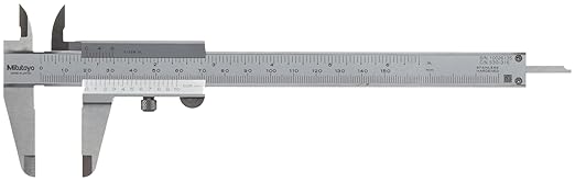 Mitutoyo 530-119 Vernier Caliper, Stainless Steel, Inch/Metric, 0-12" Range, +/-0.0015" Accuracy, 0.001" Resolution | Stainless Steel, Inch/Metric, +/-0.0015" Accuracy, 0.001" Resolution