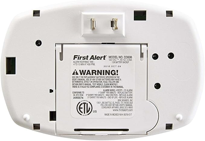 CO605B First Alert