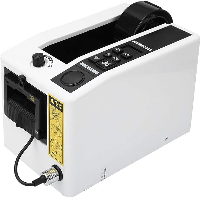 Auto Tape Dispenser, Automatic Electric Tape Cutter Ribbon Cutting Machine for Various Adhesive Tape(US Plug 110V)