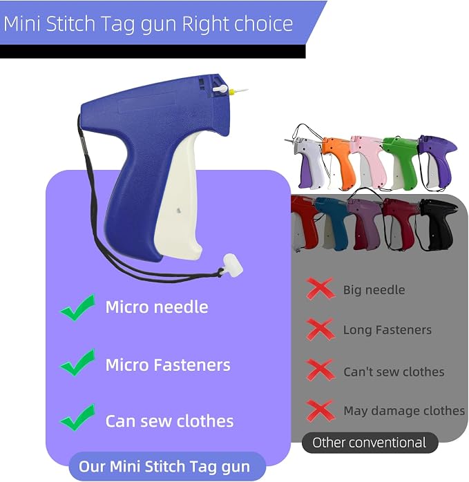 4323 Pcs + 2000pcs Stitch Tagging Gun Quick Clothing Fixer Kit