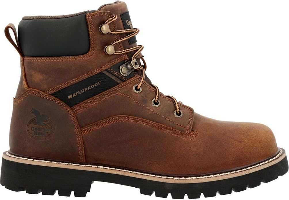 Georgia Boot Men's Core 37 Steel Toe 6" Waterproof Work Boot