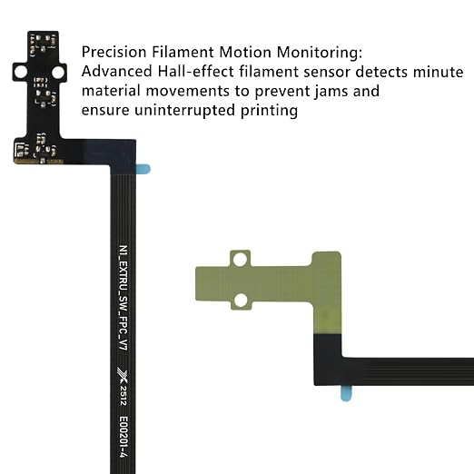 Original Bamboo Lab A1 Filament Sensor Replacement,Feed Hall Board,Extruder Hot End Filament Monitoring Kit for Bambu Lab A1/A1 Mini 3D Printer Accessories