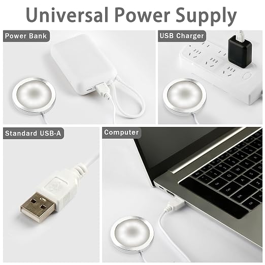 3D Printer LED Lamp Kit 001, Compatible with Bambu lab H2D/A1/A1mini/P1S/P1P/X1C Makerworld Maker's Supply Hardware kit 5V USB Powered, 6000K White Light