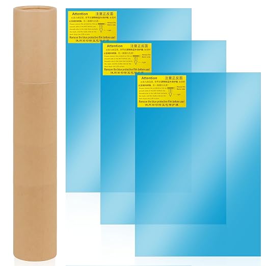 UniTak3D Photon Mono M7 Max ACF Release Film 3Pcs 13.6 Inch Fast FEP Film for High Speed Printing,Suitable for ANYCUBIC Photon Mono M7 MAX Resin 3D Printer-390x263(mm)