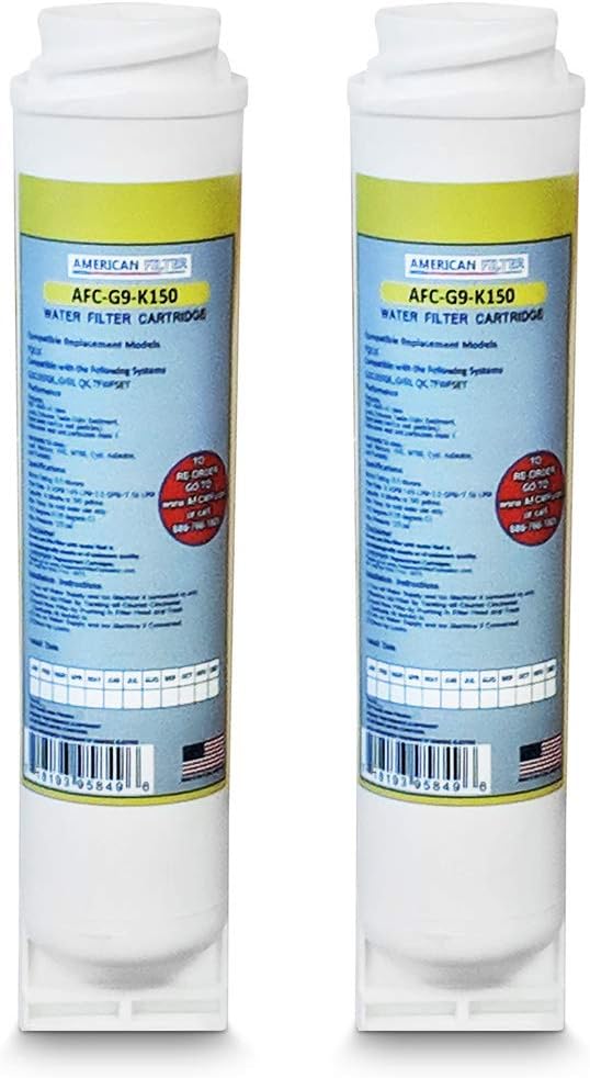American Filter Company®, Water Filter, Compatible with GE (R) FQK1K Filter - 2 Pack