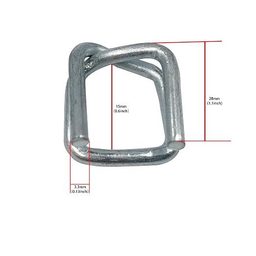 Heavy Duty 770Lbs Break Strength 1/2" x 1480’ Woven Cord Banding Strapping Kit, Woven Cord Tensioner, 100 pcs Galvanized Wire Buckles and Woven Cord Roll
