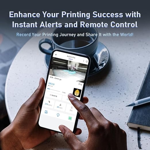 FLASHFORGE Adventurer 5M/5M Pro/AD5X 3D Printer Camera Kit | Real-Time Monitoring, Remote Surveillance via Flash Maker App, Prevent Printing Failures, Save Filament
