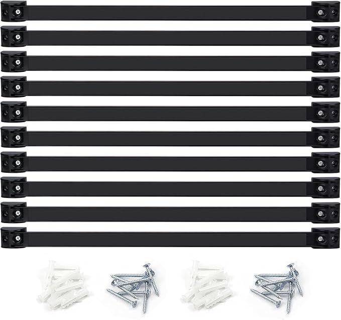 DGSL Magnetic Tool Holder Strip 10 Pack, 18 In Heavy Duty Tool Organizer Magnetic Strip, Tool Magnet Bar For Garage Tool Organization