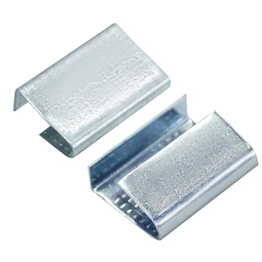 Open Serrated Strapping Seals for 3/4" Polyester Poly Polypropylene Strap Pallet Banding Clips(1000)