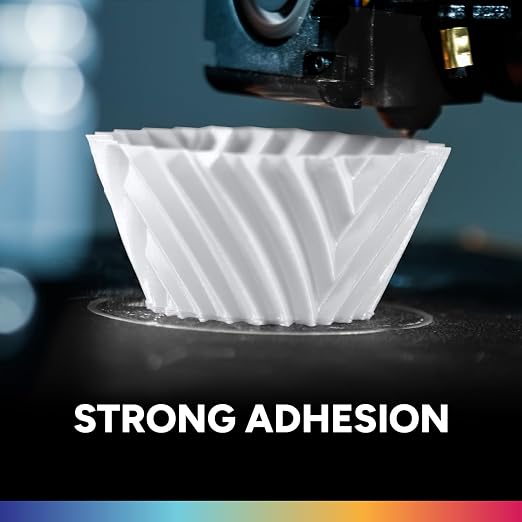 OVERTURE High Speed PLA Filament 1.75mm, Neatly Wound 3D Printer Filament 1kg Spool (2.2lbs) Rapid PLA, Dimensional Accuracy +/- 0.02 mm, Fit Most FDM 3D Printers (Cold White)