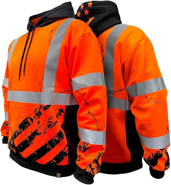 SafetyShirtz SS360 ANSI Class 3 Type R Graphic Hoodie