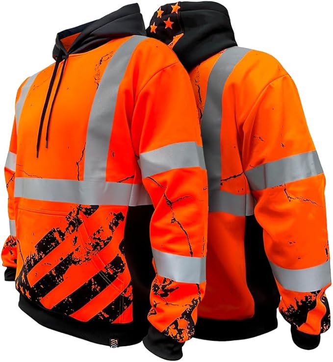 SafetyShirtz SS360 ANSI Class 3 Type R Graphic Hoodie