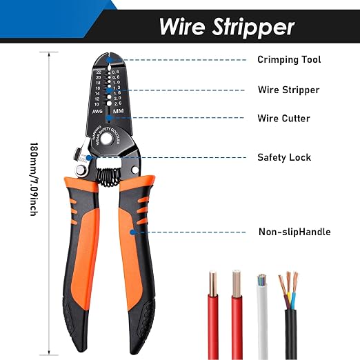 532Pcs Heat Gun for Shrink Tubing, Solder Seal Wire Connectors & Heat Shrink Tubing Kit, 26-6 AWG Waterproof Heat Shrink Wire Connectors with Mini Heat Gun for Marine Electrical