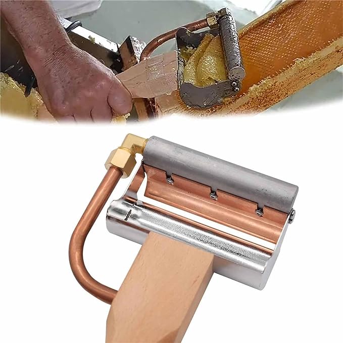 ERICAT Portable Electric Honey Extractor, Electric Honey Cutter Knife with Insulated Handle, Efficient Wax Removal and Easy to Clean, Heat Conduction and Save Labor, for Help Beekeepers Work Fast
