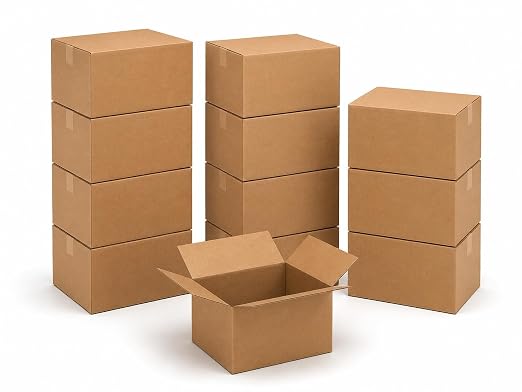 BOX USA Moving Boxes 20"L x 20"W x 15"H (12-Pack) Large - Corrugated Cardboard Box for Shipping, Mailing, Packing, Packaging and Storage