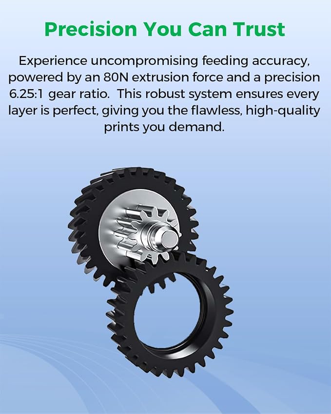 Creality Official K2 Plus Extruder Front Cover, OEM Assembly Extruder Front Shell Kit with Install Screws, Compatible with Creality K2 Plus, K2 Pro, K2 3D Printer