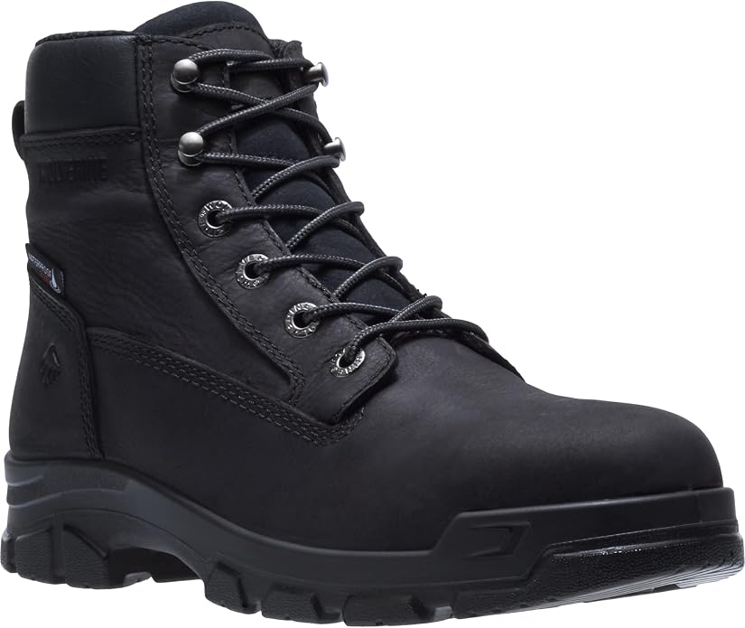WOLVERINE Men's Chainhand Steel-Toe Waterproof 6" Boot Industrial Shoe