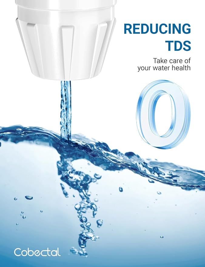 Fit for zero Pitcher and Dispenser ZR-001 ZR-004 ZP-006 ZR-017 Water Filter, Multi-Stage Filter System, Reduce Lead, Chromium, and PFOA/PFOS, Pack of 6,by Cobectal