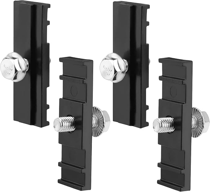 4pcs LinKlip Chainlink Fence Easy Sign Mount Fastener Bracket Clip with Stainless Steel Bolt, for Standard Chain Link Fence Sign Mounting Bracket Clamp, Metal Flag Banner Display Signs Installation