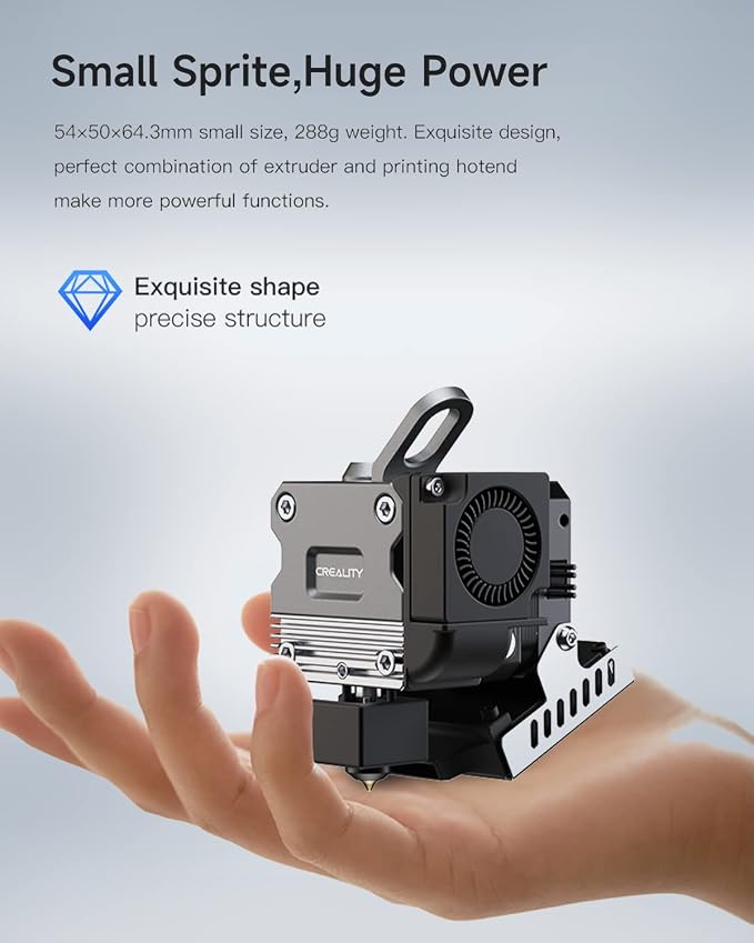 Official CREALITY Sprite Extruder Pro, All Metal Direct Drive Extruder for Creality Ender-3 S1/Ender-3 S1 Pro/Ender-3 S1 Plus/CR-10 Smart Pro 3D Printers
