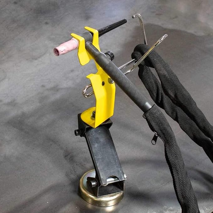 Strong Hand Tools Ready Rest, Magnetic Tig Torch Holder with Cable Hanger (Adjustable Height), MRT200, Strong Hand Tools