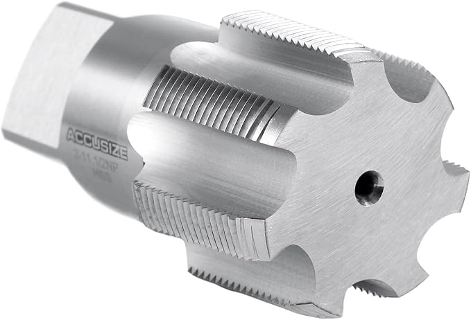 Accusize 2"-11-1/2 HSS Taper Pipe Tap - NPT, NPT-2 | 2"-11-1/2", 7 Flutes, 4-1/2" OAL, HSS Taper Pipe Tap - NPT