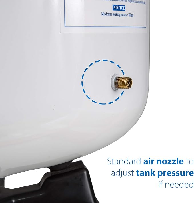 iSpring T32M Pressurized Water Storage Tank with Ball Valve for Reverse Osmosis RO Systems, 4 Gallon & FT15 5th Stage Inline Post Carbon Filter Replacement Cartridge, 1 Count (Pack of 1), White